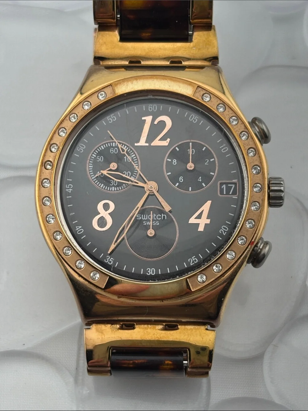 Swatch Watch - YCG404GC - DREAMNIGHT 14 ROSE